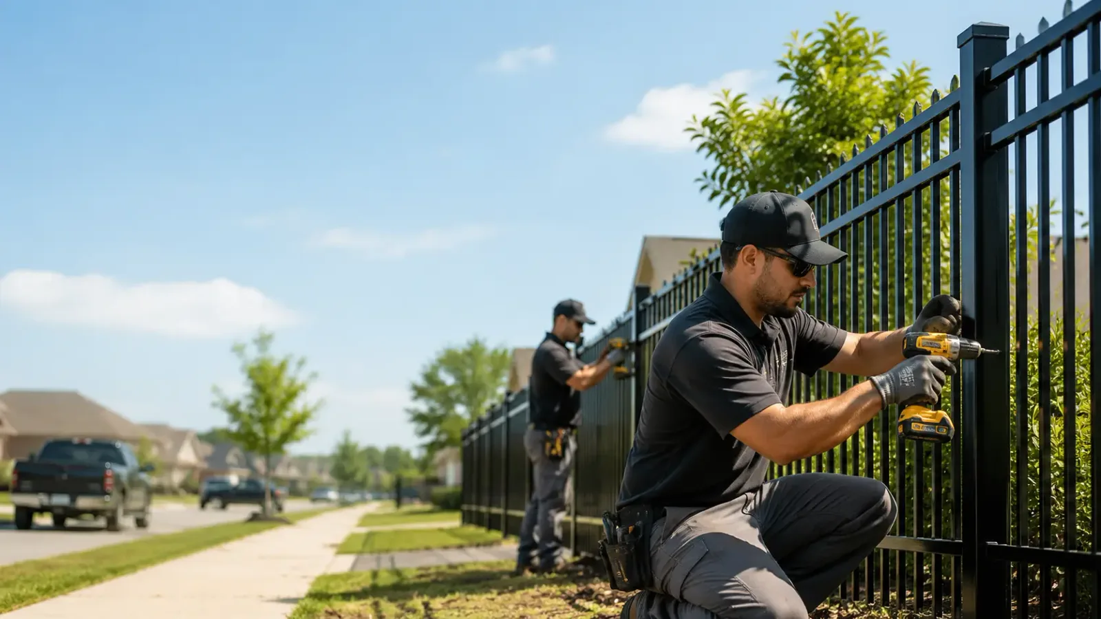 Metal Fence Installation in Delhi, LA